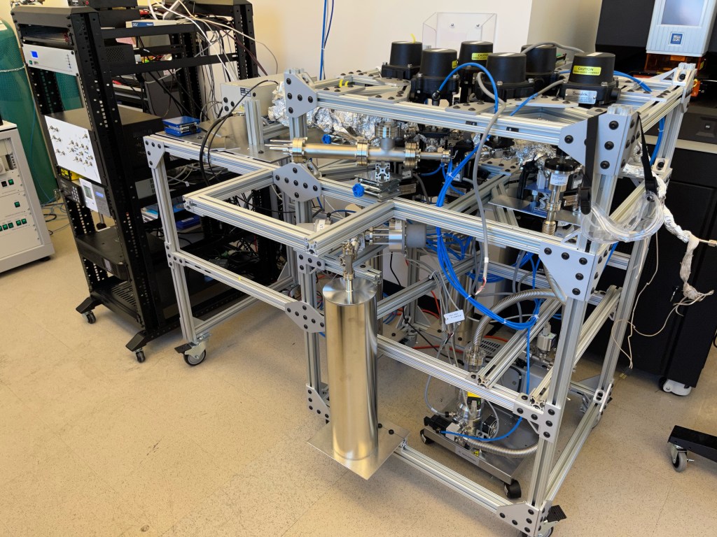 Custom He analysis line in the CU TRaIL